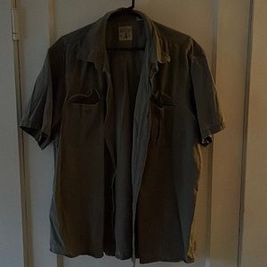 Red Head Brand Co. short sleeve button down dress shirt
